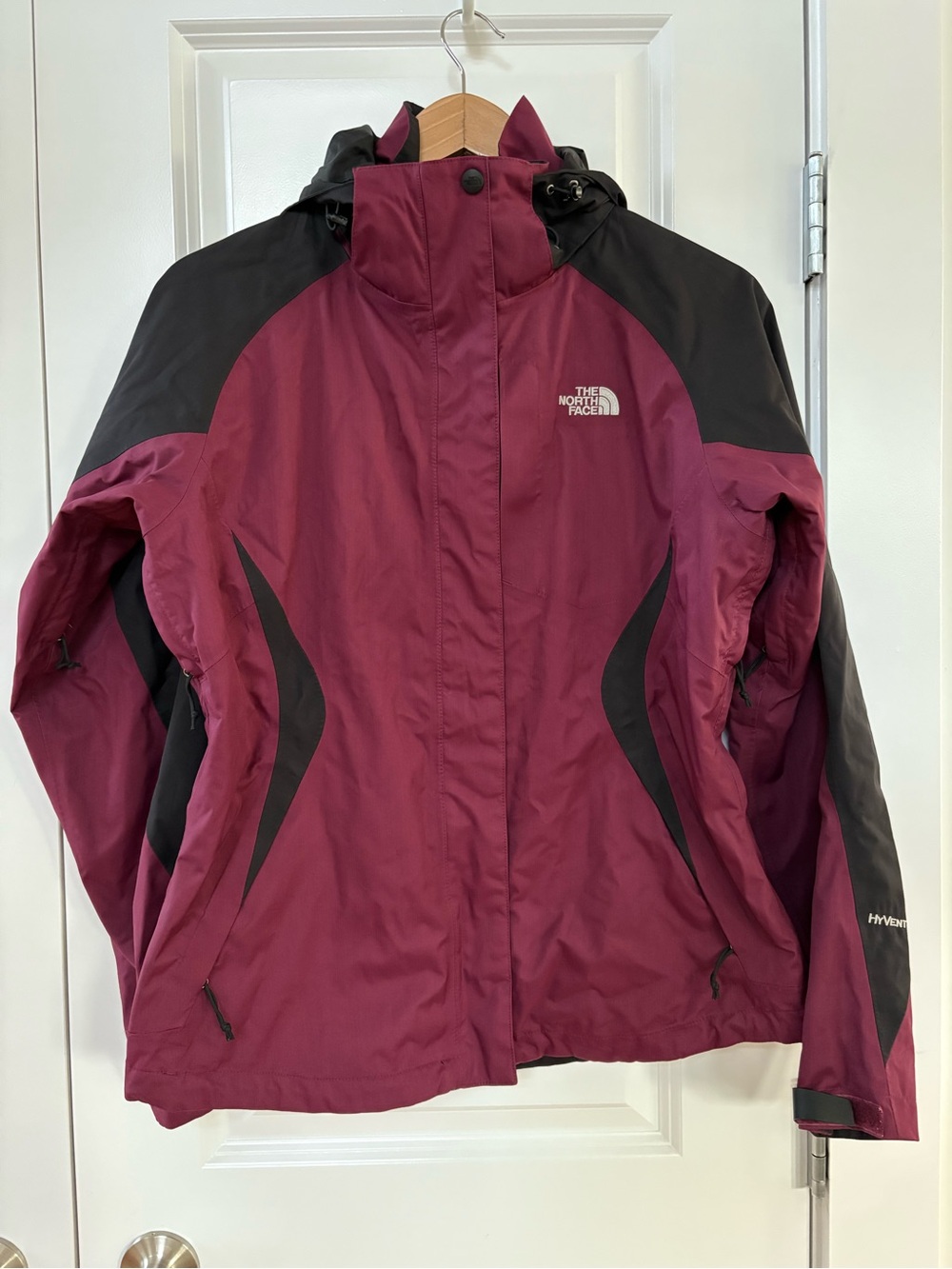 The North Face Women's Burgundy Waterproof Jacket